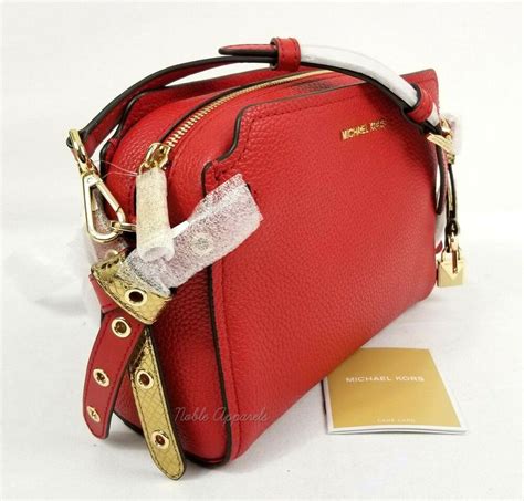 Michael Kors Bristol Medium Messenger Leather Crossbody 